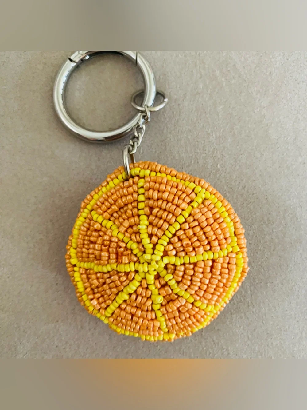 Handmade Beaded Bag Charm & Keychain Set -5 total